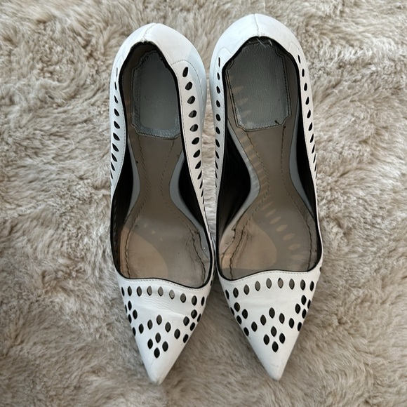 White Dior Verso 10cm Pumps size 37 - Picture 2 of 11